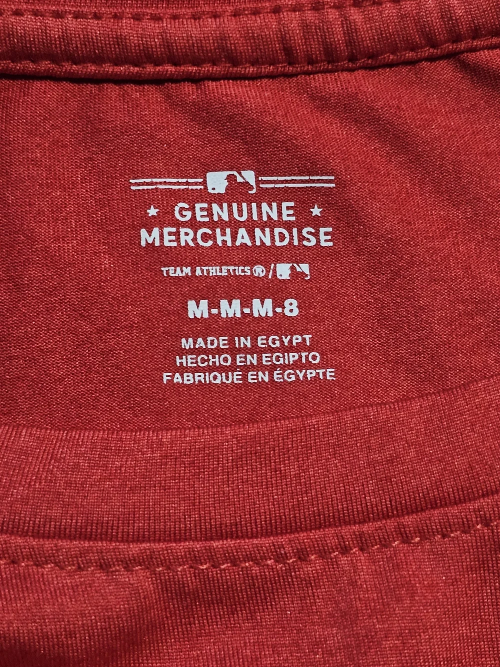 MLB Kid's Red St. Louis Baseball Logo Tee Size Medium